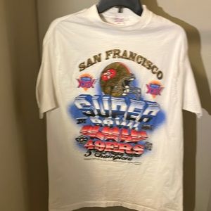 49ers t shirt jan. 29, 1995